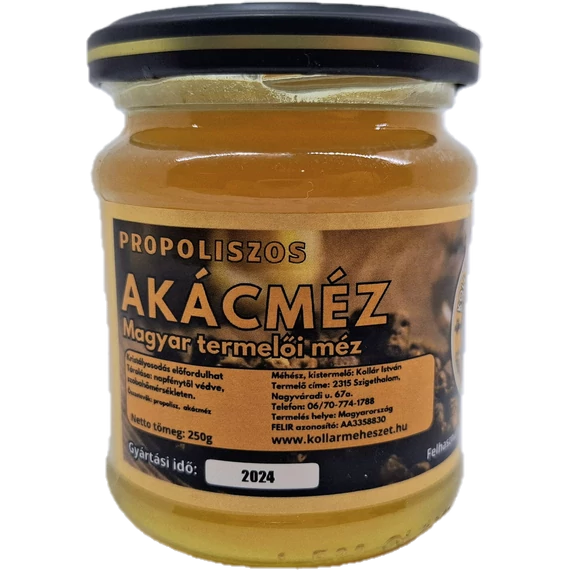 Propoliszos Akácméz, Kollár Családi Méhészet (250 g)