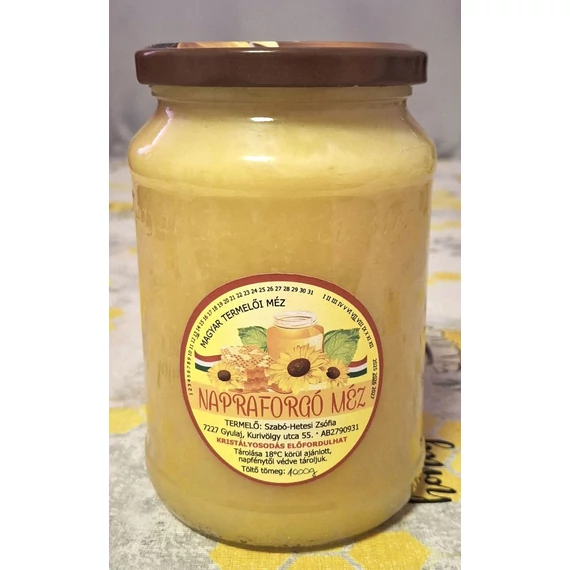 Napraforgó krémméz, Zsófia Méhészet (1000 g)